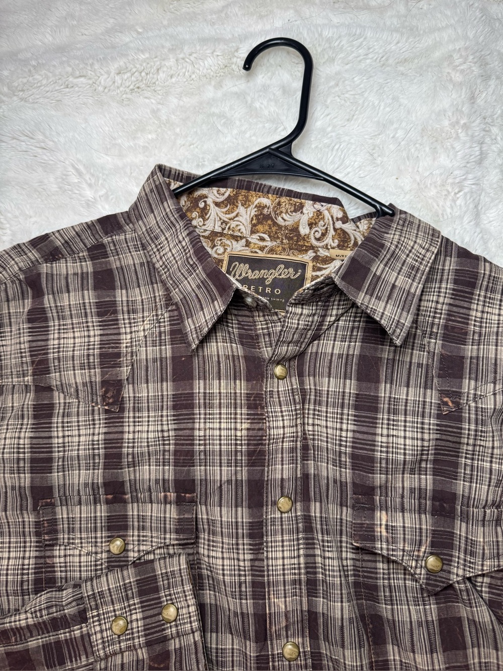 NWT Wrangler Retro Button Up
